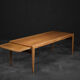 Vintage Classic Mid-Century Scandinavian Modern Teak Coffee Table with Pull-Out Tops