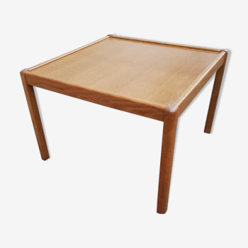 Table basse vintage bois clair