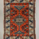 Vieux tapis turc Kazak Oriental 132x95 cm