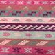 Striped pink carpet, Moroccan kilim carpet Berber carpet made entirely by hand beni ourain carpet