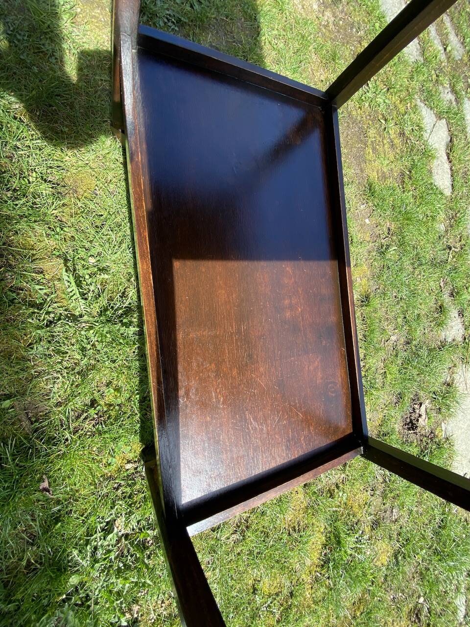 Serving trolley, rolling table, stamped ElloRolls from the 60s/70s