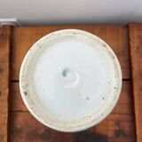 Vintage porcelain vase with hand-painted floral decoration, 36cm.