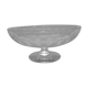 Compotier coupe sur piédouche verre soufflé taillé