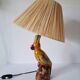 Zoomorphic ceramic lamp