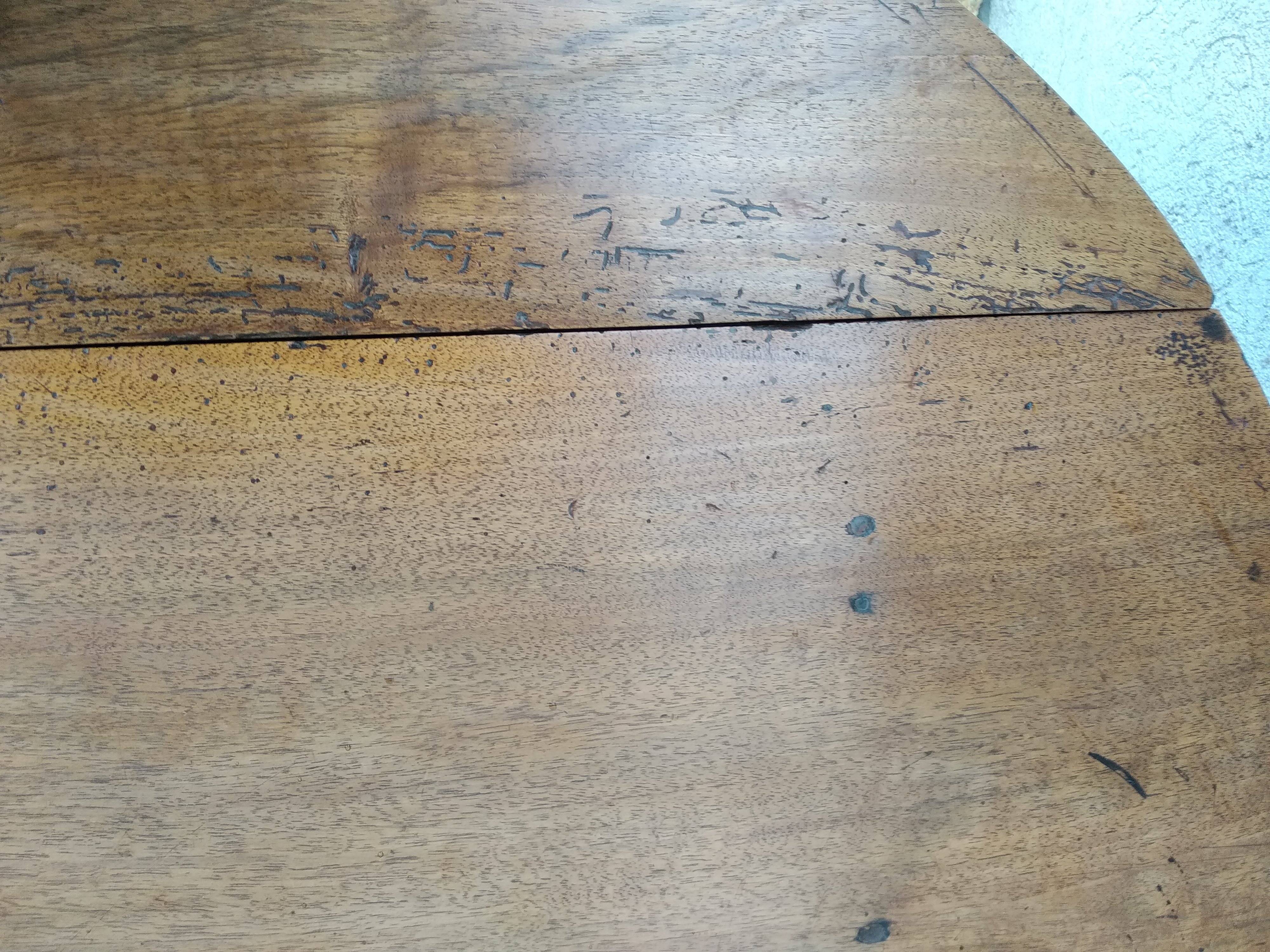 Table ovale à volets style Louis Philippe