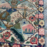 Vintage decorative carpet Mahal 129x79cm