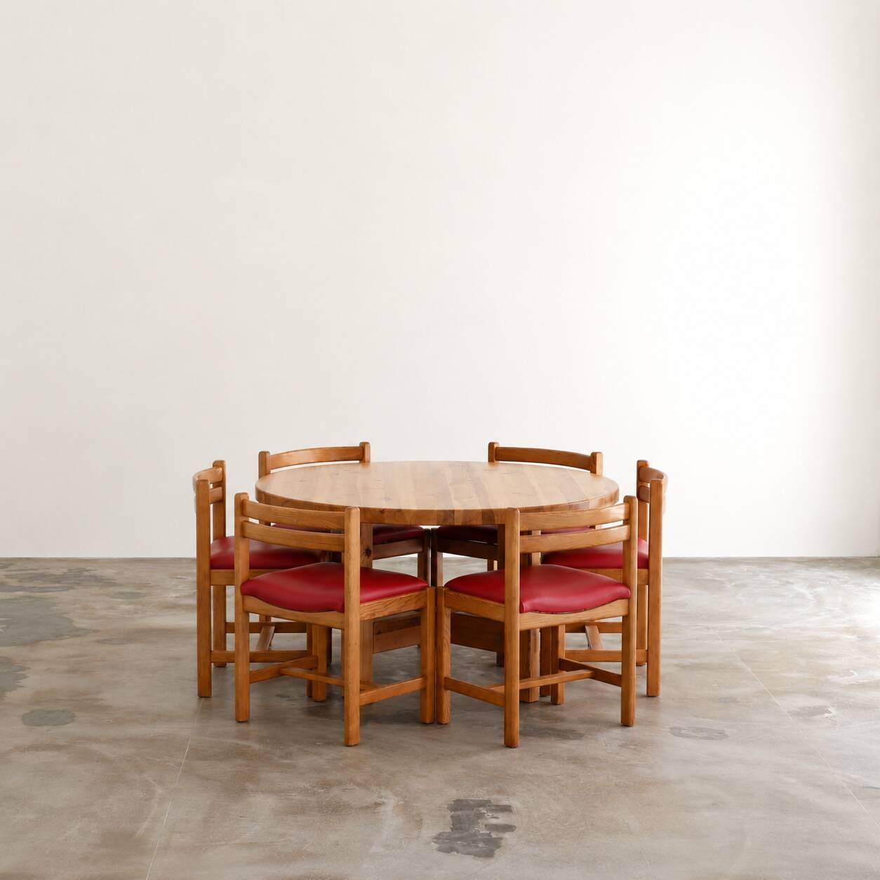 Set of 6 "Asserbo" dining chairs in pine by Borge Mogensen for Karl Anderson & Söner
