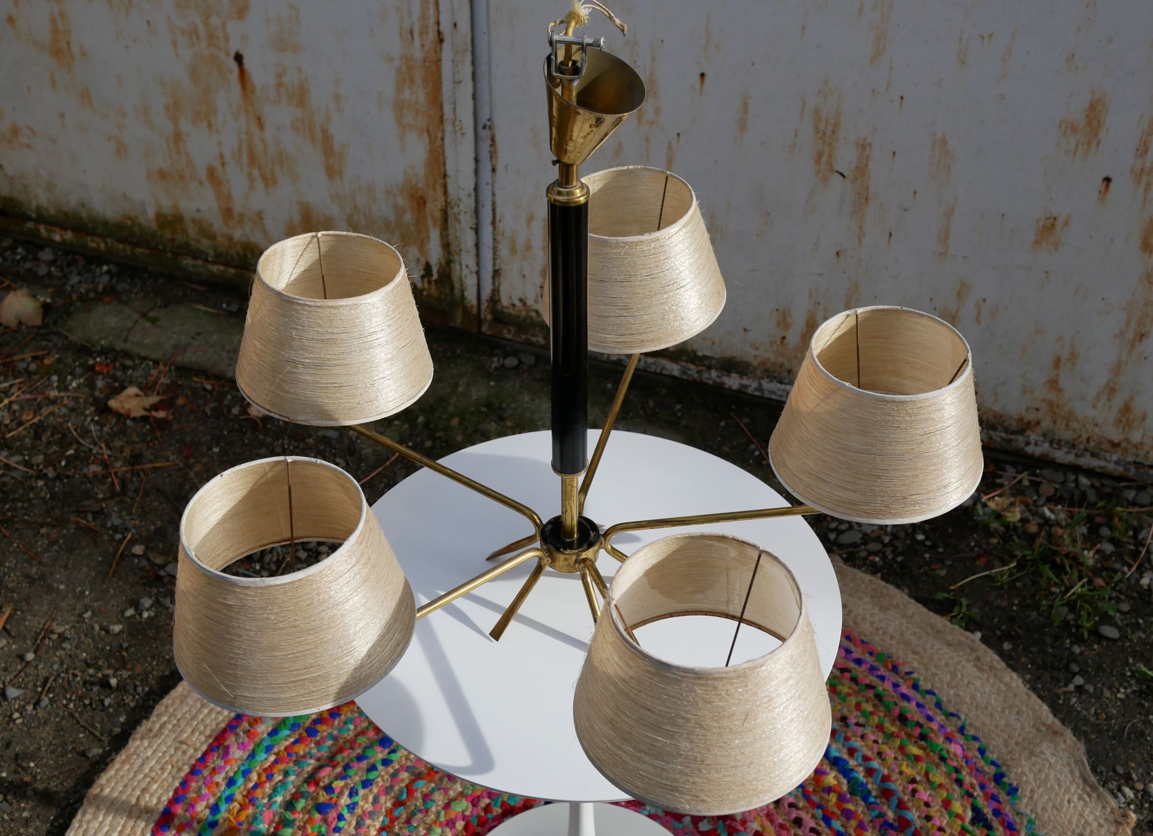 Vintage brass chandelier