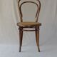 Two Turpe canned Bistro 1900 color rosewood chairs