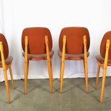 4 Chaises de Baumann, modèle Pégase, 1960