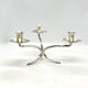 Three-branched plated candlestick, Germany, 1970s