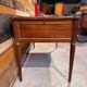 Louis XVI style desk - Walnut & Leather - 1970s