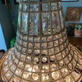 Bronze balloon chandelier and grapevines 90cm