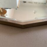 Art Deco beveled mirror 90x50cm