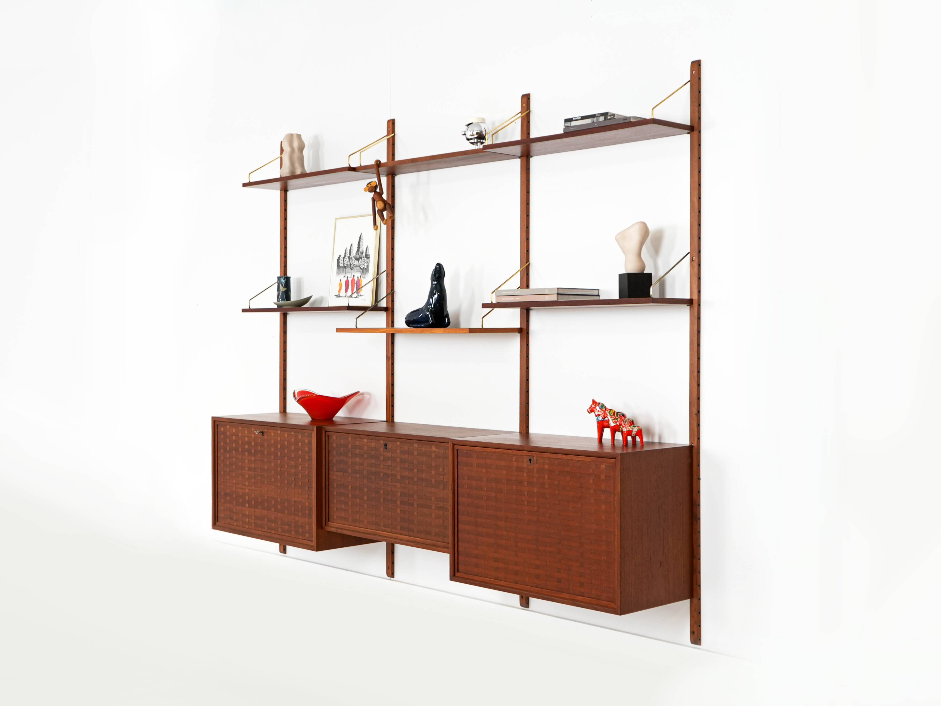 Teak shelving unit, Danish design, 1960s, designer: Poul Cadovius