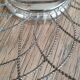 Basket / Basket in chrome-plated braided metal.