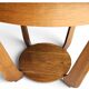 Table d'appoint en chêne Art Déco des années 1930