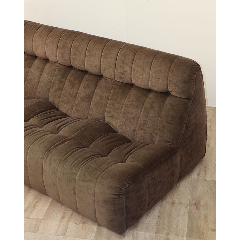 3-seater velvet sofa Steiner edition, 1970