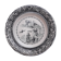 Old plate in Gien opaque porcelain