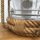 Lampe lanterne en corde