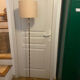 Brass tripod floor lamp from the 60s