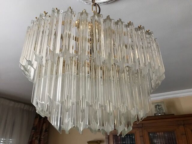 Lustre pampilles Murano