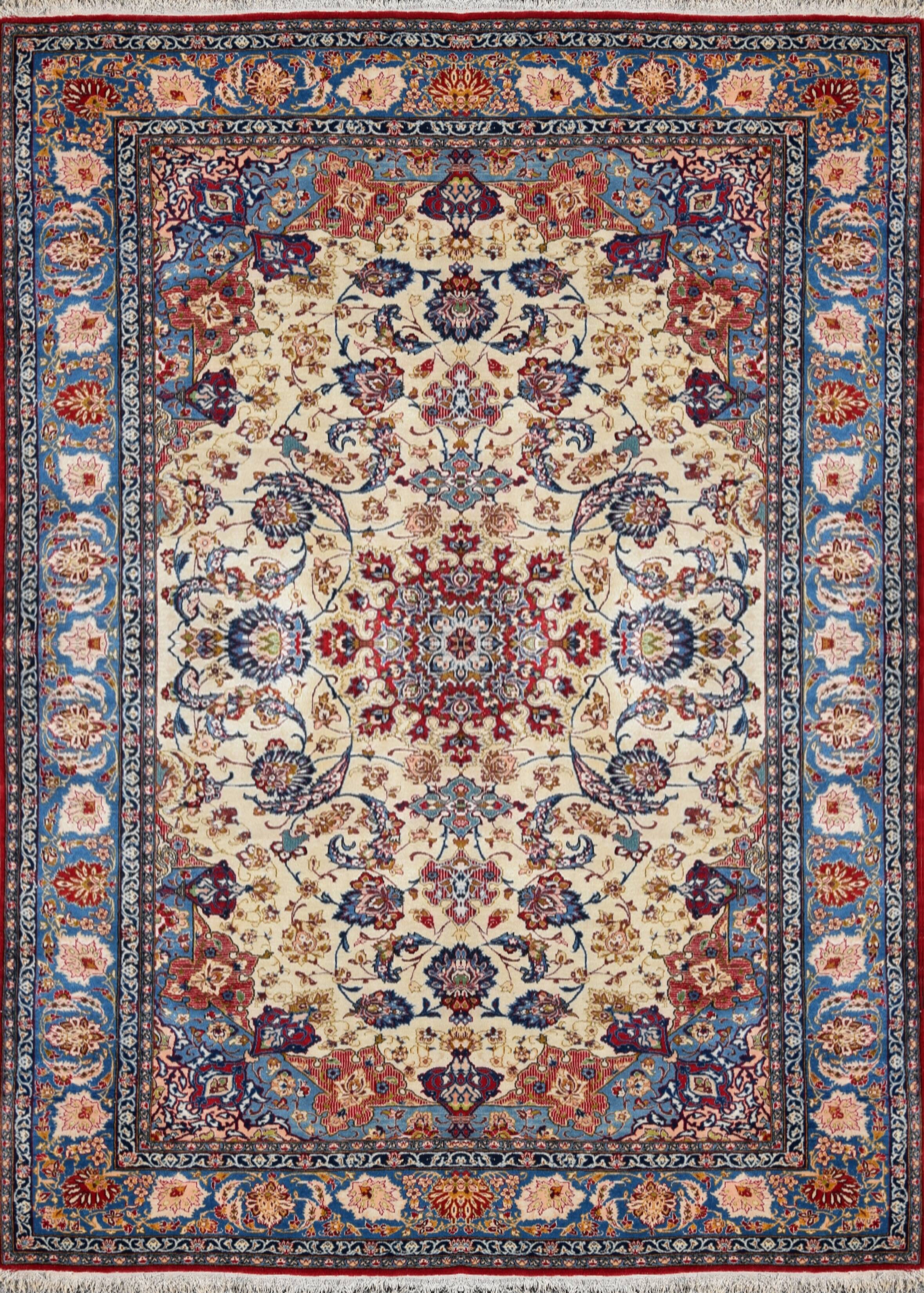 Grand tapis d'orient Ispahan – Iran, époque du Shah : 258 × 375 cm
