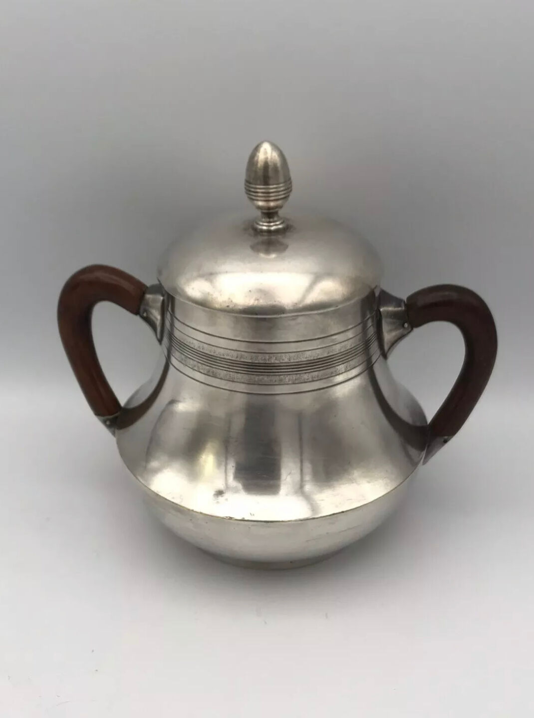 Coffee/tea service in silver metal punch goldsmiths phoenix villeurbanne xixth