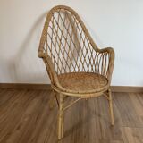 Rattan armchair