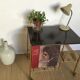 Desserte range vinyles vintage