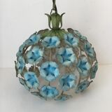 Vintage metal ball chandelier