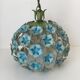Vintage metal ball chandelier