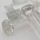 12 Antique glass knife holders