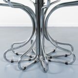 Sculptural Italian design table from the 1970s