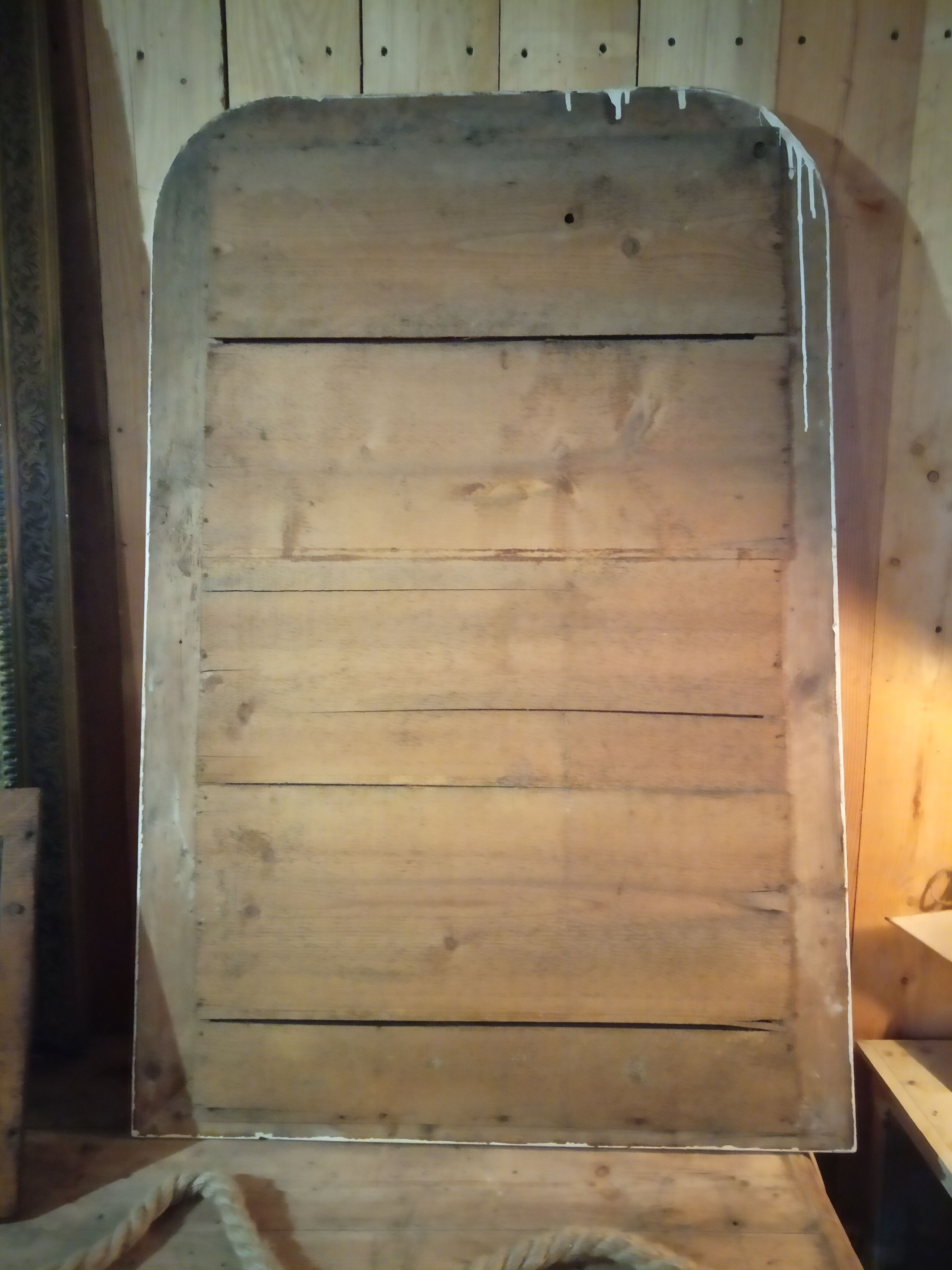 White Philippe Louis mirror 71x108cm