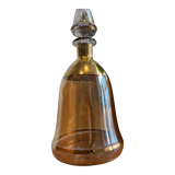 Amber crystal decanter and golden details