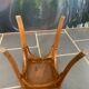 Tabouret bois courbé vintage