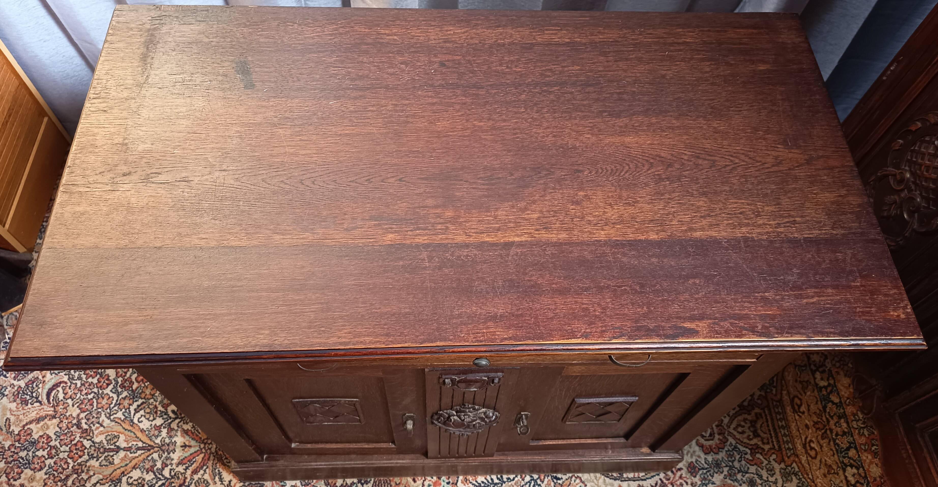 Art Deco oak sideboard
