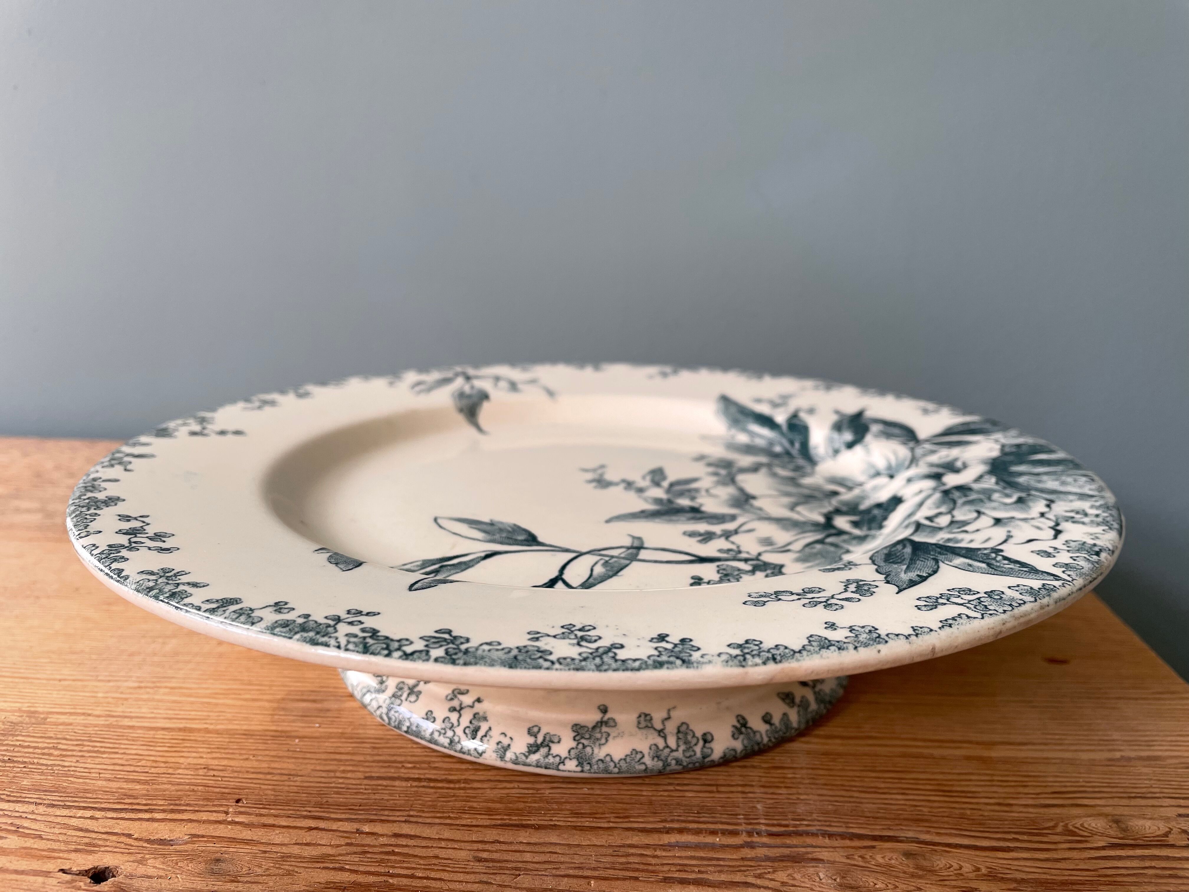 Compotier Terre de Fer, Milan collection, Gien porcelain