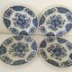 4 Ridgway Windsor Blue English Dessert Plates – Staffordshire