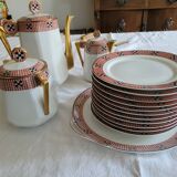 Service à gateaux : Assiettes Chabrol Poirier Limoges