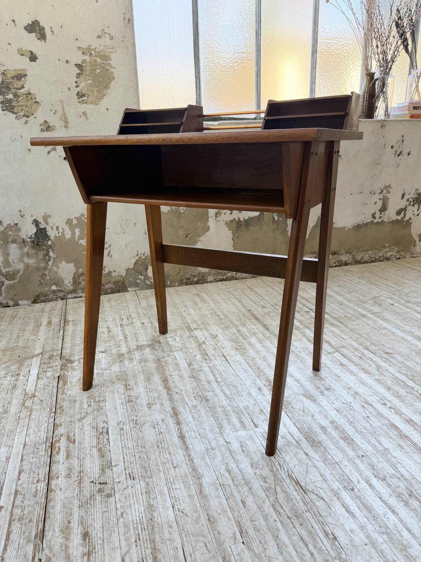 1960s compass desk reconstruction