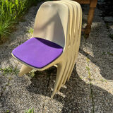 Set of 4 "casalino" chairs by alexander begge