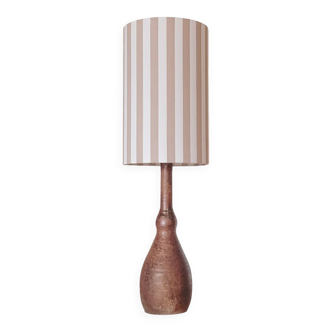 Large table lamp in stoneware