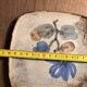 Square ceramic plate – signed Gustave Reynaud (Atelier Ratte)
