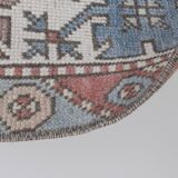 Handknotted wool turkish oushak rug 4'10" x 6'12"