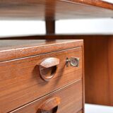 Freestanding Teak Desk by Kai Kristiansen