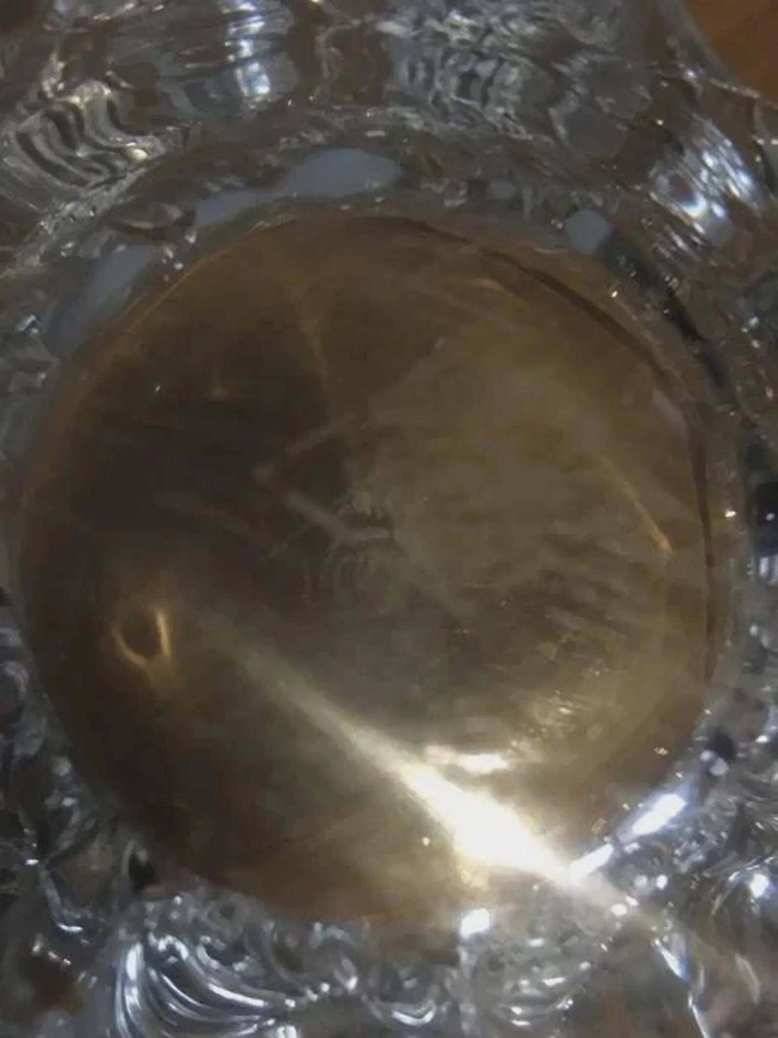 Art Vannes Crystal Centerpiece Bowl – France, 1970s