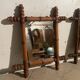 Pair of wooden mirrors from the 1940s.