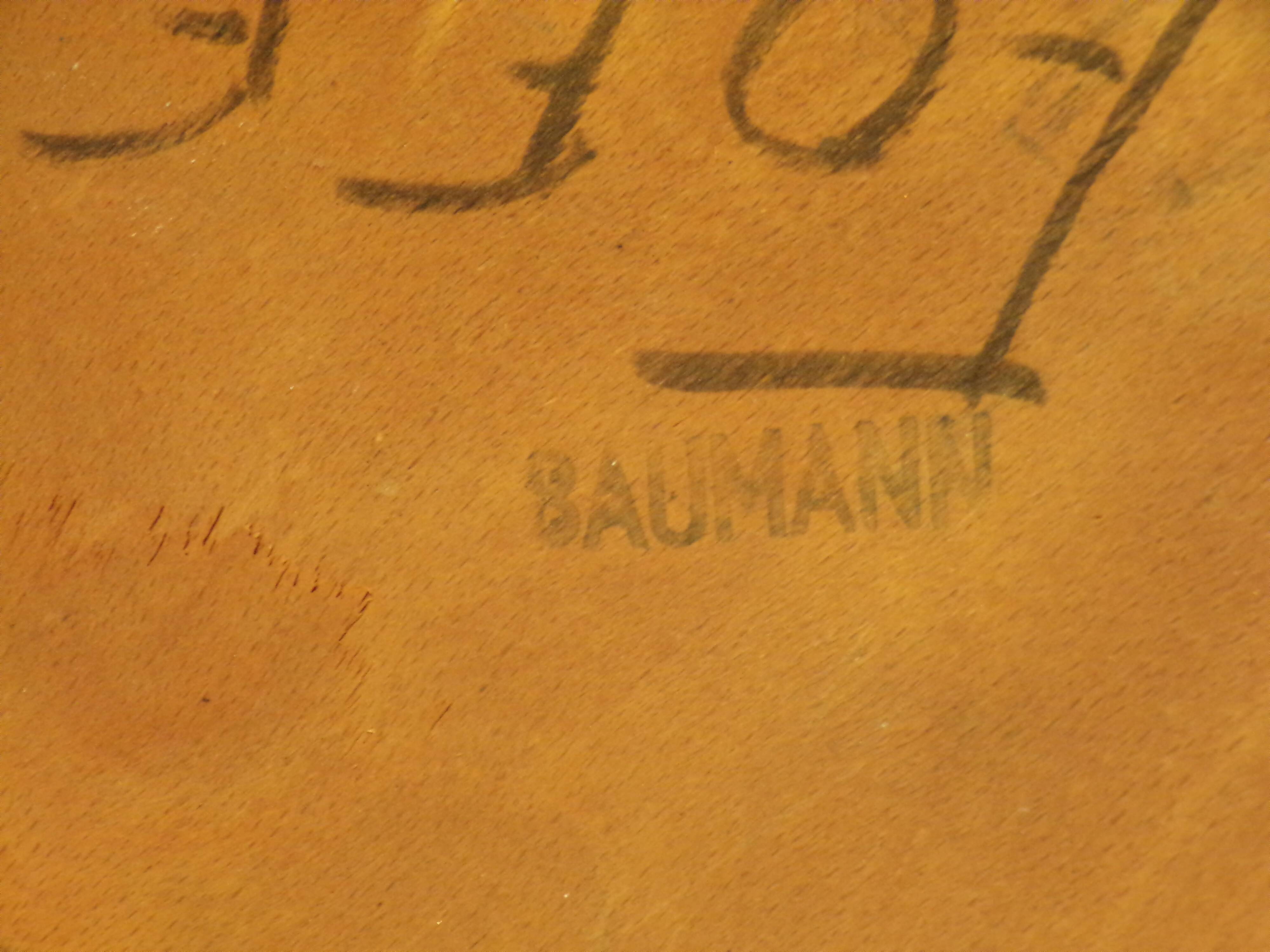 Paire de chaises de bistrot Baumann vintage